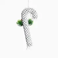 Ёлочная игрушка &laquo;Леденец &raquo; блеск, 7&times;15 см, белый