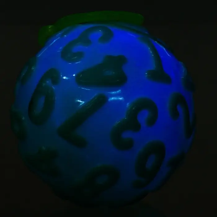 Мяч «Цифры», световой, цвета МИКС Мяч «Цифры», световой, цвета МИКС