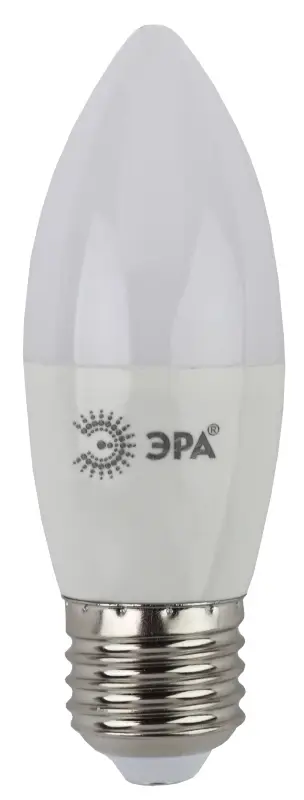 Лампа светодиодная LED 10 Вт 800Лм 4000К свеча нейтральный E27 220-240В LED B35-10W-840-E27 Red Line