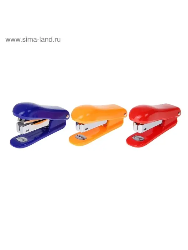 Степлер №24/6 &laquo;Классика&raquo; до 20 листов, МИКС