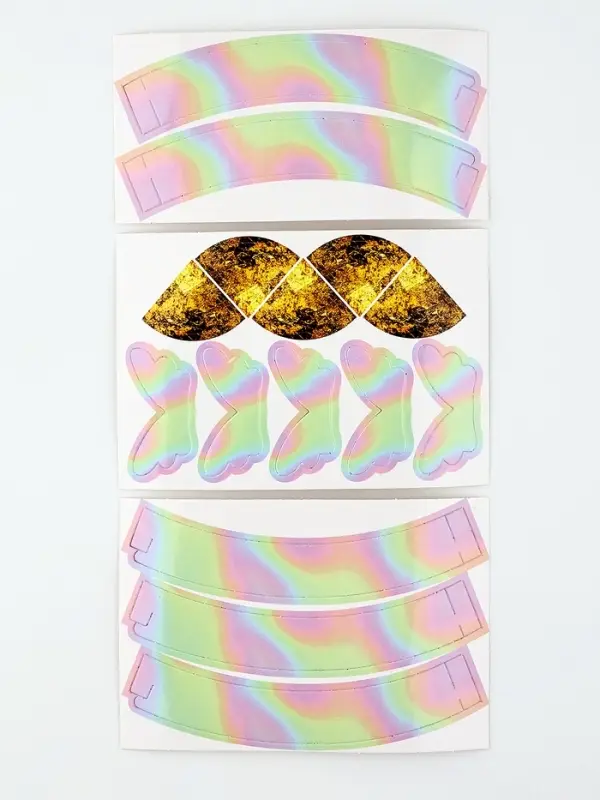 Набор для украшения яиц &laquo;Единороги&raquo; на пасху, 9.8&times;15.3&times;1.1 см