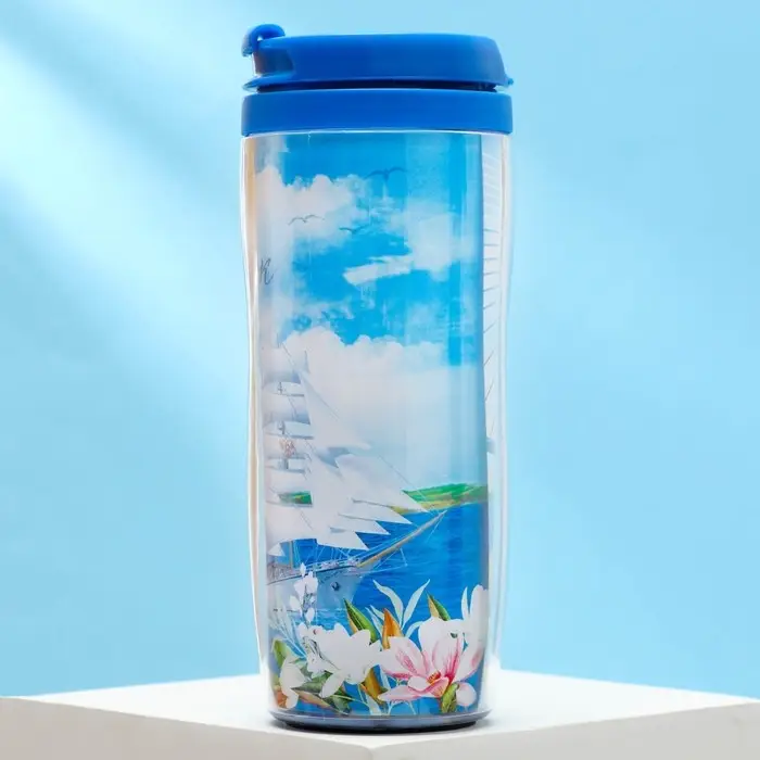 Термостакан со вставкой «Владивосток. Корабль», 350 мл Термостакан со вставкой «Владивосток. Корабль», 350 мл