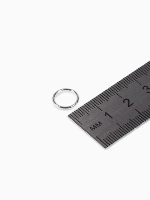 Кольцо соединительное &laquo;СМ-984&raquo;, 1&times;10 мм, набор 50 г, &plusmn; 145 шт. цвет серебро