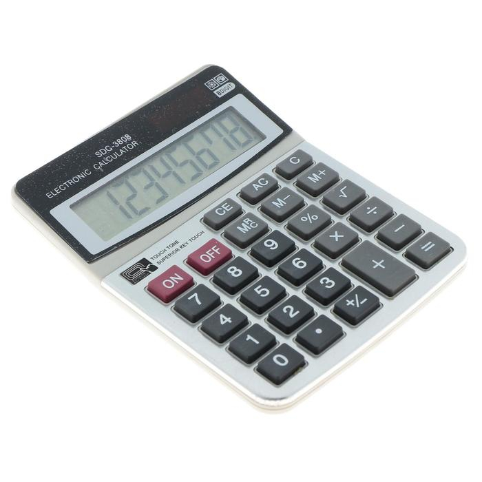 Калькулятор настольный, 8 - разрядный, SDC - 3808 Калькулятор настольный, 8 - разрядный, SDC - 3808