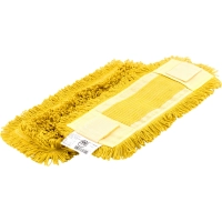 Насадка МОП плоский 40х13см ухо+карман хлопок жёлтый CN3068