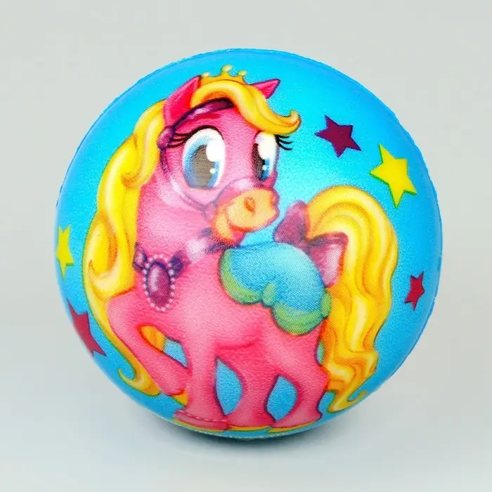 Мяч детский мягкий «Красавица пони», МИКС Мяч детский мягкий «Красавица пони», МИКС