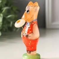 Фигурка &laquo;Козел с цветком&raquo;, 10&times;3.5 см, селенит