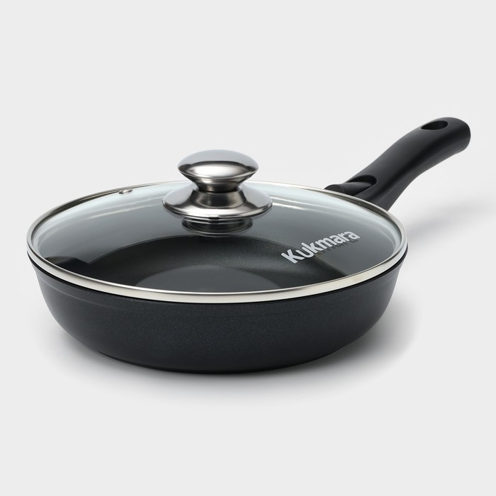 Сковорода «Традиция», d=22 см, стеклянная крышка, съёмная ручка, антипригарное покрытие, цвет чёрный Сковорода «Традиция», d=22 см, стеклянная крышка, съёмная ручка, антипригарное покрытие, цвет чёрный