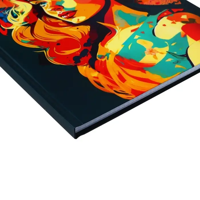 Колледж-тетрадь Calligrata TOP &laquo;Девушка. Арт&raquo; А4, 120 листов, в клетку, в твёрдой обложке 7БЦ, матовая ламинация, выборочный лак