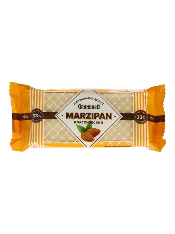 Сахаристое кондитерское изделие "Масса марципановая 200 г 33%"