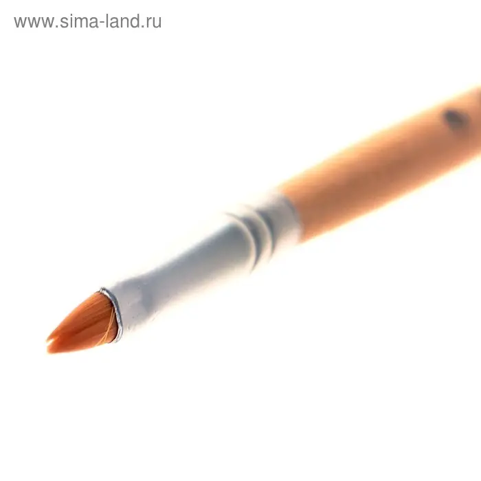 Кисть ворс  Кисть ворс "Нейлон", плоская, № 3, ручка из дерева