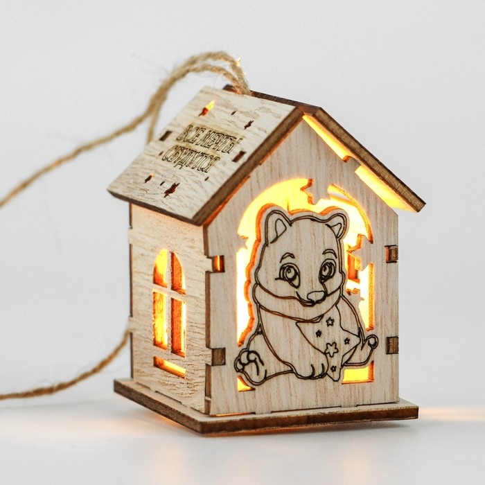 Интерьерное новогоднее украшение «Новый год: Загадай желание», 6 х 4,5 см Интерьерное новогоднее украшение «Новый год: Загадай желание», 6 х 4,5 см