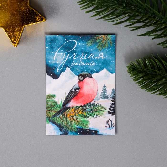 Набор открыток с семенами  Набор открыток с семенами "Вырасти сам" "С новым годом!" 5*7см