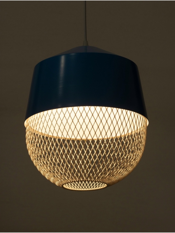 Светильник Lisa 1х40Вт Е27 небесный 26х26х32см Светильник Lisa 1х40Вт Е27 небесный 26х26х32см