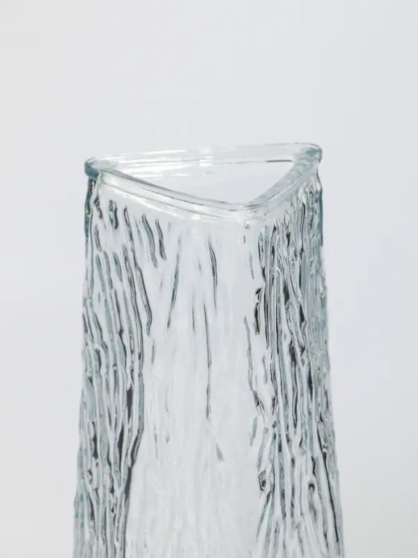 Ваза стекло настольная "Джойс" 24х11х7,5 см, прозрачный