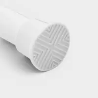 Карниз для ванной комнаты "Контур" 110-200 см, цвет белый