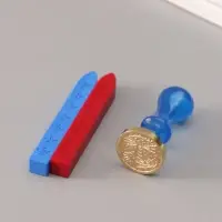 Подарочный набор для сургучной печати &laquo;Маяк&raquo;, печать, ручка, сургуч, 12.5&times;10&times;3.6 см