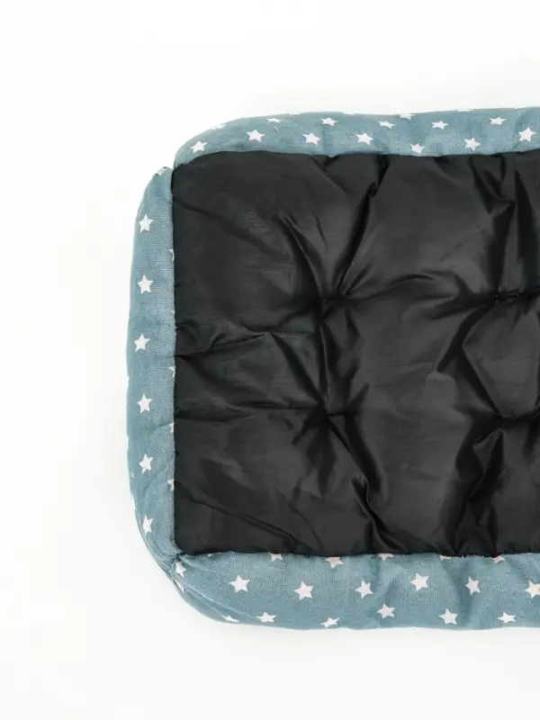 Лежанка для животных &laquo;Звезды&raquo;, 50&times;40&times;15 см, серая