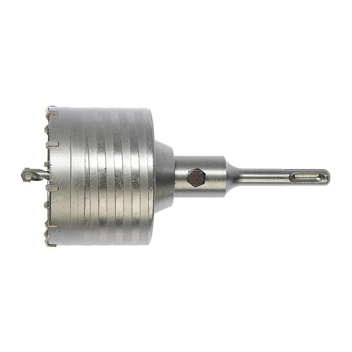 Коронка буровая в сборе ТУНДРА, SDS-plus, М22 х 80 мм Коронка буровая в сборе ТУНДРА, SDS-plus, М22 х 80 мм