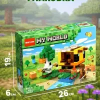 Конструктор блочный &laquo;Мой Мир. Пчелиный коттедж&raquo; Brick, 254 детали
