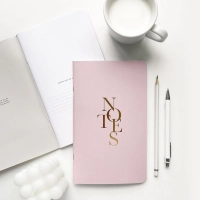 Бизнес-блокнот 130х210мм 48л.линия,скрепка,Be Smart Notes розов,N3648