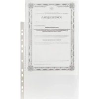 Файл-вкладыш перфорированная А4 100шт, гладкая Элементари 0,025 мм