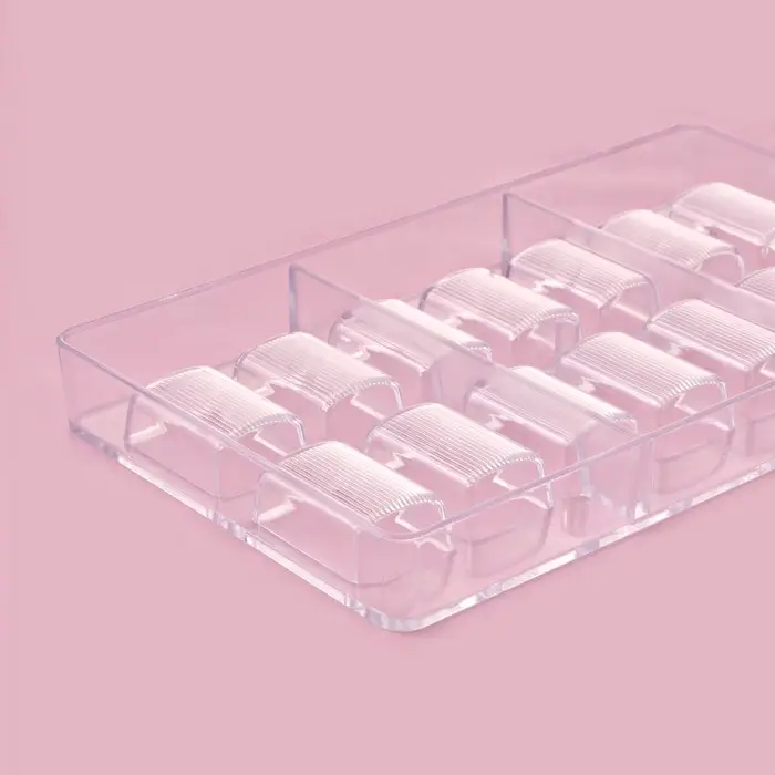 Форма для конфет и шоколада &laquo;Шоколатье&raquo;, 20&times;12&times;2.5 см, 14 ячеек 3.3&times;2.1&times;1.5 см, пластик, прозрачная