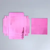 Коробка кондитерская для муссовых пирожных &laquo;Розовая&raquo;, 17.8 х 17.8 х 6.5 см