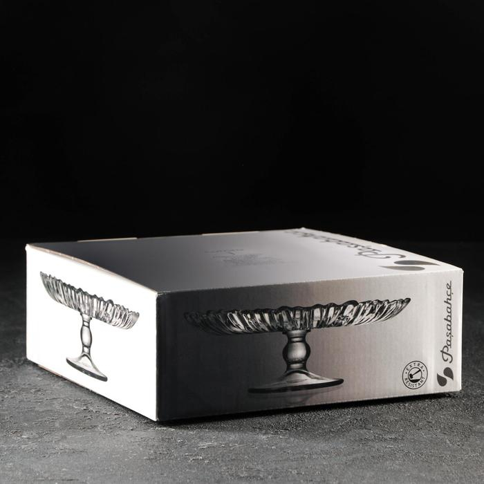 Блюдо на ножке стеклянное Aurora, d=20,5 см