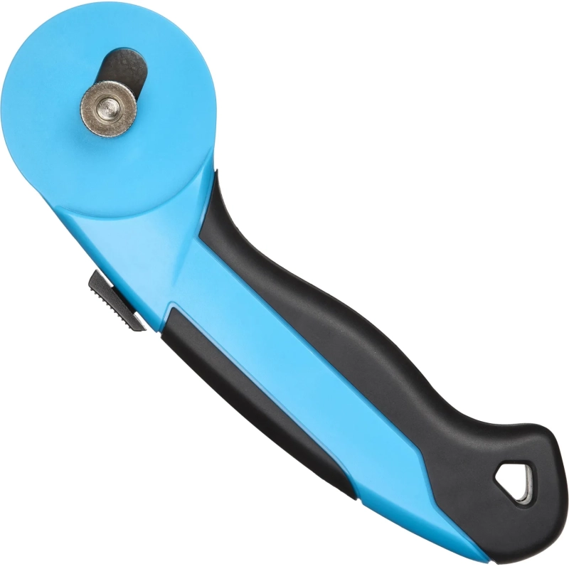 Нож раскройный Topfort роликовый, 45мм лезвие,ABS+TPR