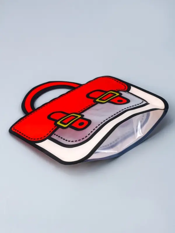 Пакет подарочный, &laquo;Портфель&raquo;, с zip-lock застежкой, 20&times;19+6 см