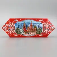 Подарочная новогодняя коробка «Кремль» конфета красная, 20×10×6 см