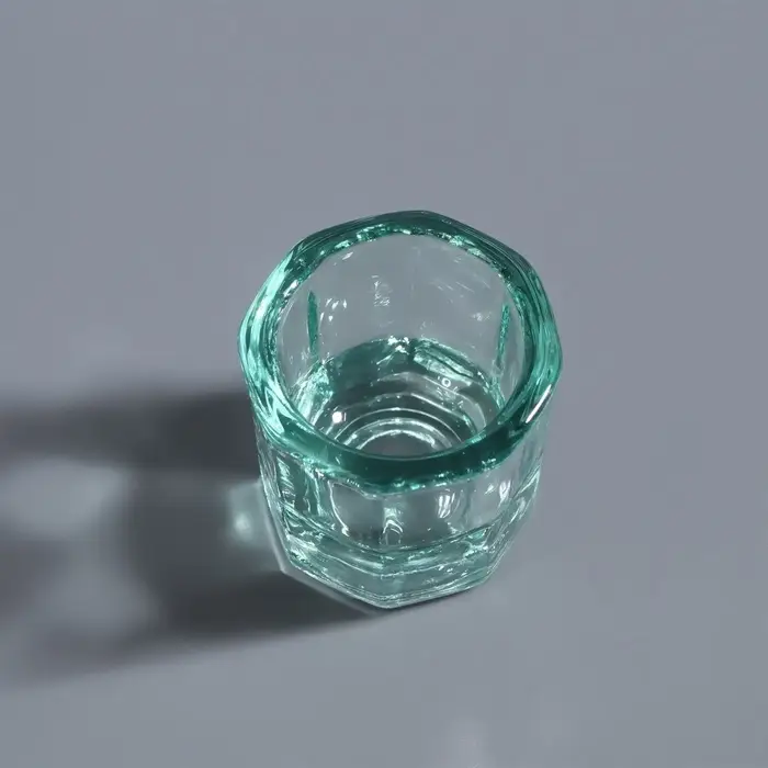 Стаканчик стеклянный для смешивания краски, 3×3 см, прозрачный Стаканчик стеклянный для смешивания краски, 3×3 см, прозрачный