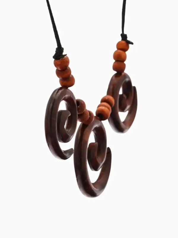 Кулон &laquo;Три спирали&raquo;, дерево соно