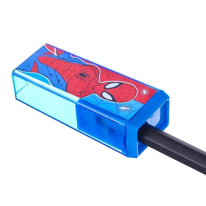 Точилка пластиковая прямоугольная, «Человек-паук»