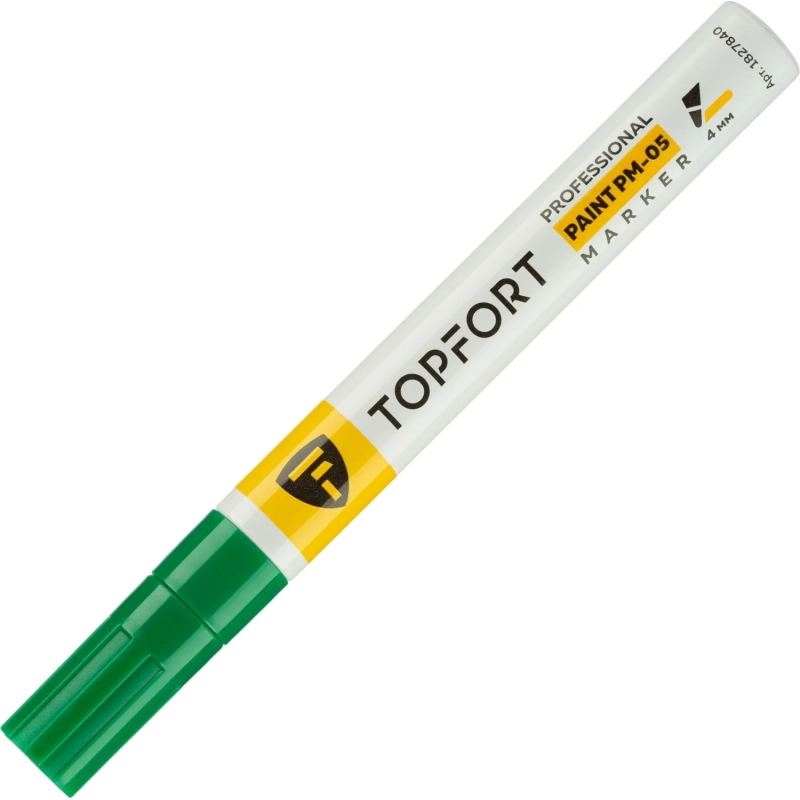 Маркер лаковый Topfort Paint 4 мм зеленый