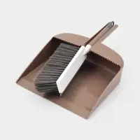 Набор для уборки: совок в комплекте с щёткой и встроенным водосгоном«Порядок», 34×24×9 см, МИКС Набор для уборки: совок в комплекте с щёткой и встроенным водосгоном«Порядок», 34×24×9 см, МИКС