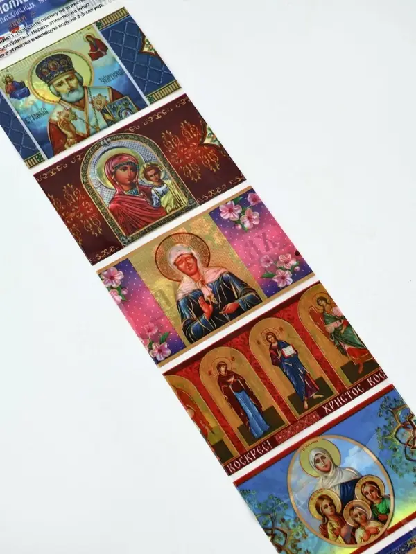 Термонаклейки на 7 яиц &laquo;Лики 2&raquo;, на пасху