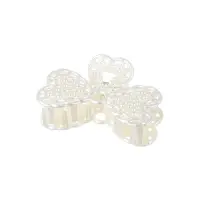 Крабик для волос &laquo;Синтия&raquo;, бантик, 9 см, белый