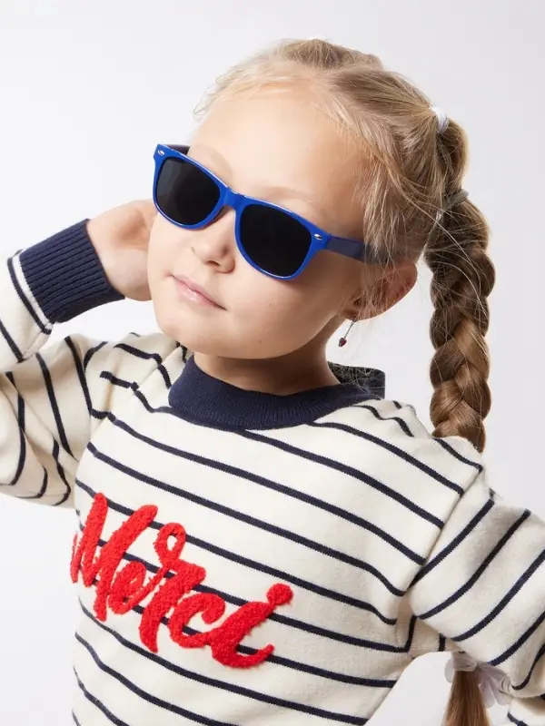 Очки солнцезащитные детские OneSun, uv 400, пружина,12.7&times;2.6&times;4 см, линза 4&times;5.4 см