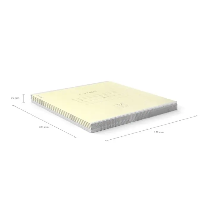 Тетрадь 12 листов в клетку ErichKrause «Классика», обложка мелованный картон, жёлтая