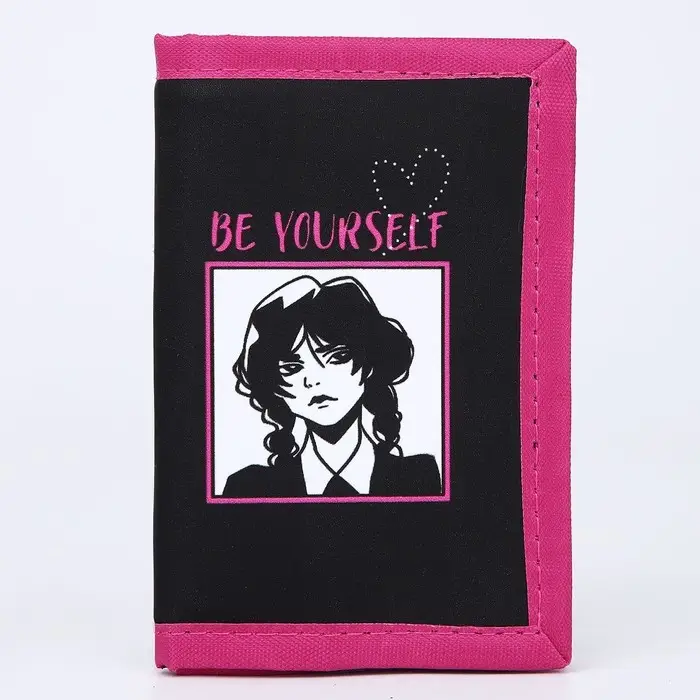 Кошелёк детский «Будь собой» на липучке