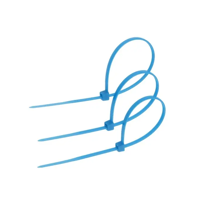 Хомут нейлоновый для стяжки, ТУНДРА, 2.5×150 мм, синий, 25 шт.