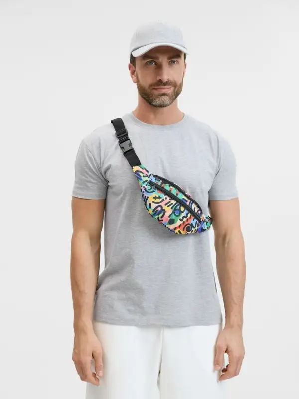 Сумка поясная Bolsana с передним карманом с печатью на заказ