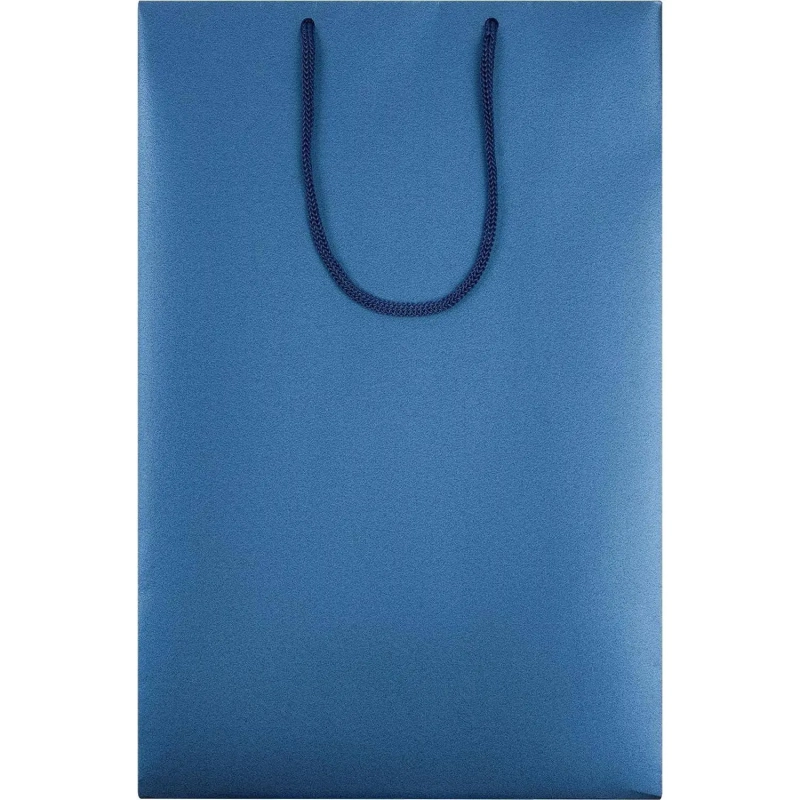 Пакет подарочный 'Блеск', средний, синий арт.5867.40