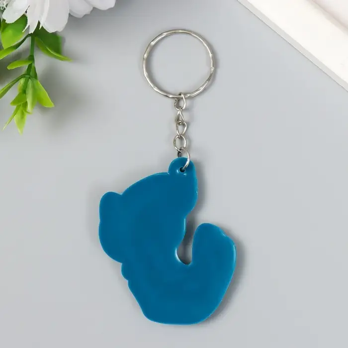 Брелок резина Брелок резина "Дракоша в очках" 5,5х4,5 см