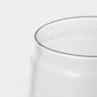 Банка для сыпучих продуктов Paşabah&ccedil;e Cesni, 1.5 л, с пластиковой крышкой, стекло, прозрачная