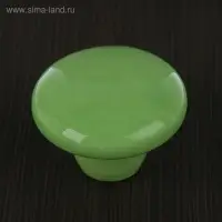 Ручка-кнопка Ceramics 002, керамическая, фисташковая