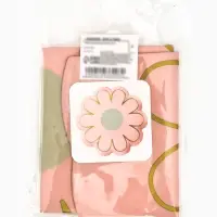 Воздушный шар фольгированный 21" "Ромашка" золотые лепестки, цвет розовый сатин, набор 5 штук   1093