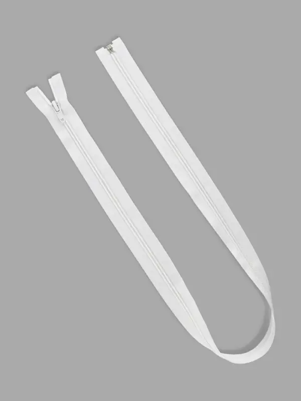 Молния &laquo;Спираль&raquo;, №5, разъёмная, замок автомат, 80 см, белая